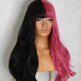 LEXY Two Tone Fringe Wig - Milk & Honey Wigs