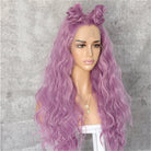 Leyla Pink Wavy 24" Lace Front Wig - Milk & Honey Wigs