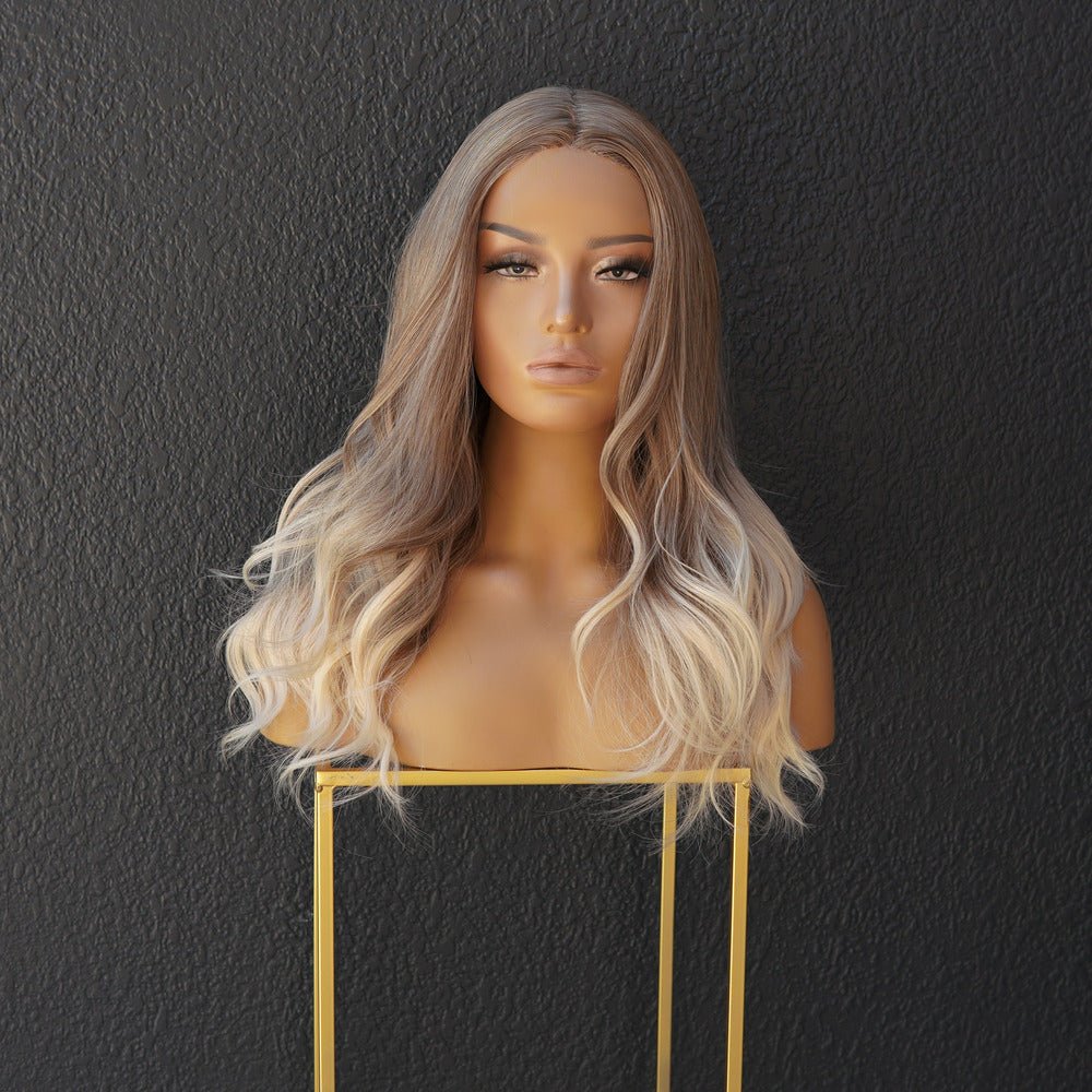 LIDIA Ombre Blonde Lace Front Wig - Milk &amp; Honey Wigs