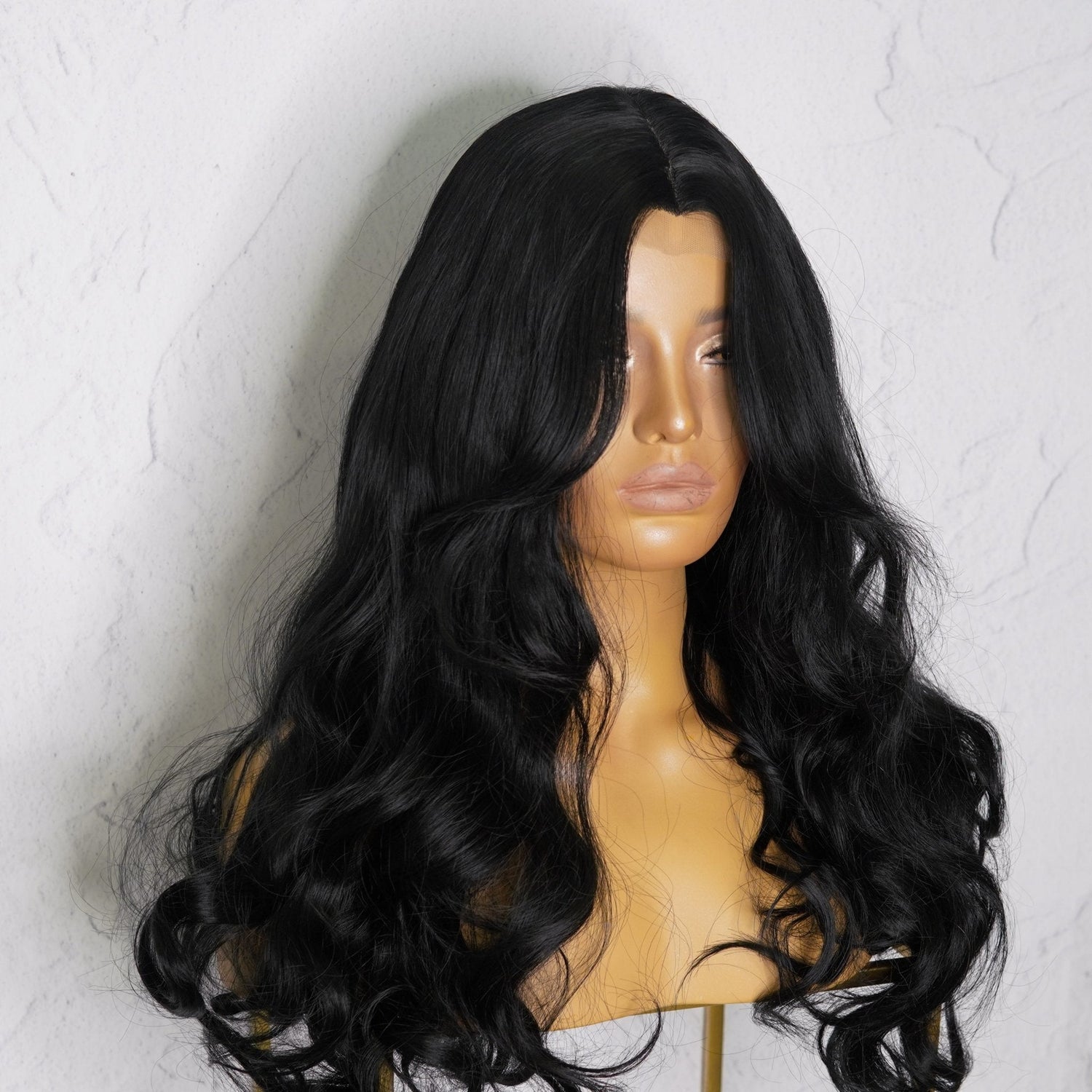 LILA Black Lace Front Wig ** SAMPLE - Milk &amp; Honey Wigs