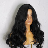 LILA Black Lace Front Wig ** SAMPLE - Milk & Honey Wigs