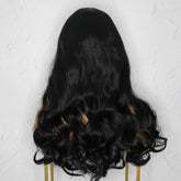 LILA Black Lace Front Wig ** SAMPLE - Milk & Honey Wigs