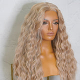 LILY 30" Beach Blonde Lace Front Wig - Milk & Honey