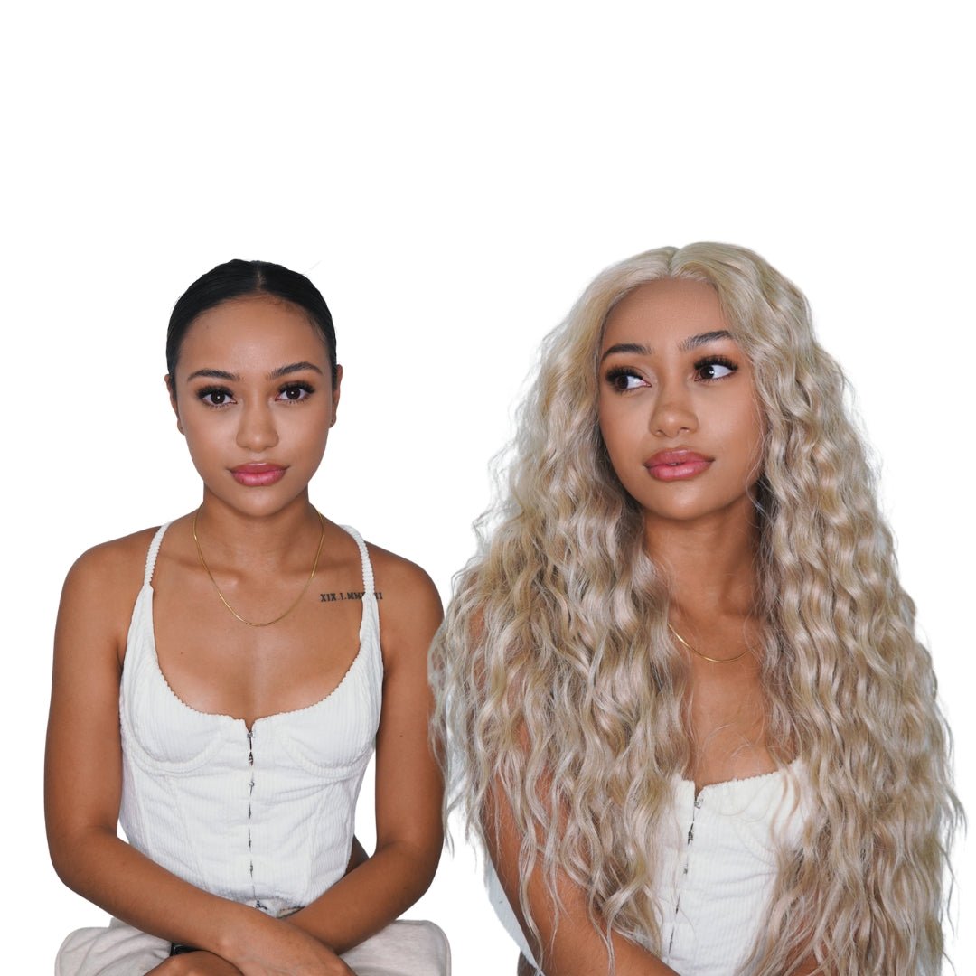 LILY 30&quot; Beach Blonde Lace Front Wig - Milk &amp; Honey Wigs