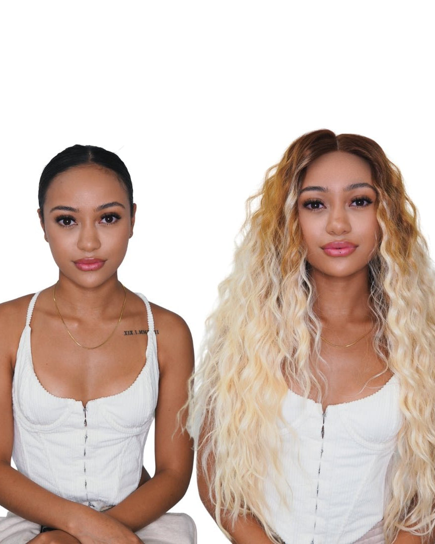LILY 30" Caramel Lace Front Wig - Milk & Honey