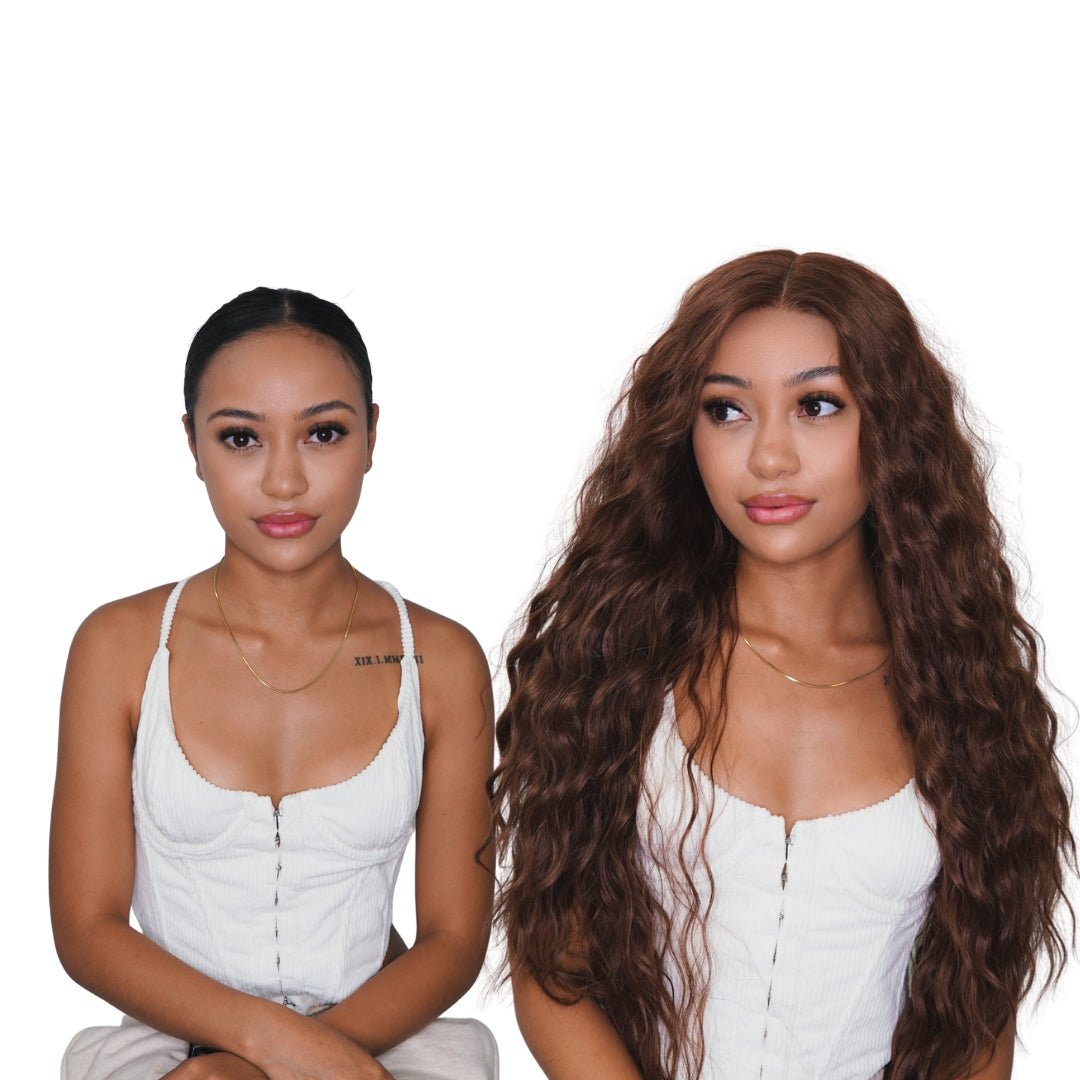 LILY 30" Chocolate Brown Lace Front Wig - Milk & Honey