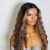 LILY 30" Mocha Lace Front Wig - Milk & Honey Wigs