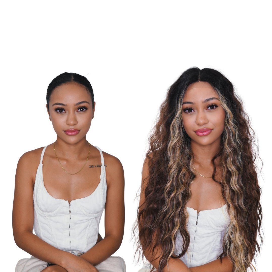 LILY 30&quot; Mocha Lace Front Wig - Milk &amp; Honey Wigs