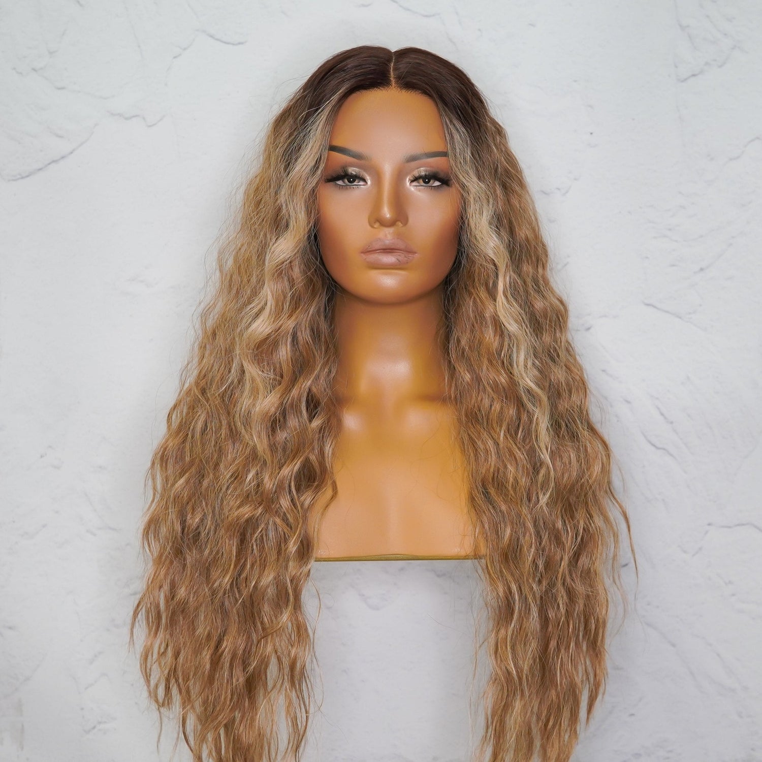 LILY 30&quot; Ombre Lace Front Wig - Milk &amp; Honey Wigs