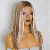 LINDSAY Ombre Blonde Lace Front Wig - Milk & Honey Wigs