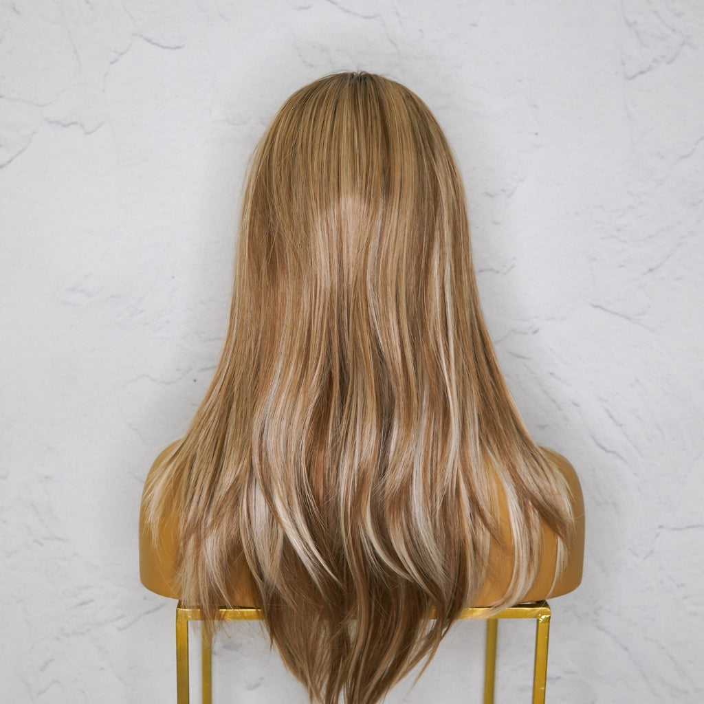 LINDSAY Ombre Blonde Lace Front Wig - Milk & Honey