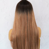 LIRA Caramel Ombre Fringe Wig - Milk & Honey Wigs