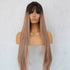 LIRA Caramel Ombre Fringe Wig - Milk & Honey Wigs
