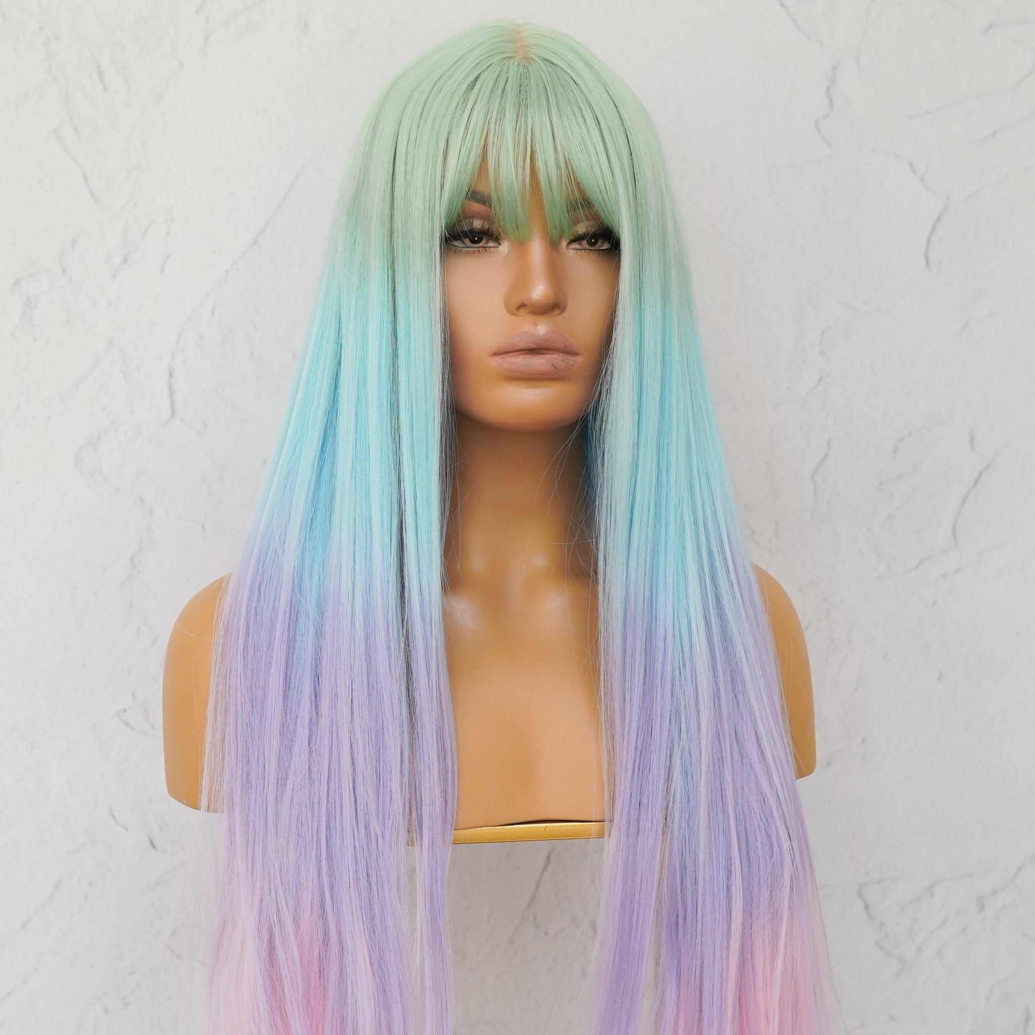 LIRA Rainbow Fringe Wig - Milk &amp; Honey Wigs
