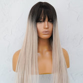 LIRA Three Tone Ombre Fringe Wig - Milk & Honey Wigs