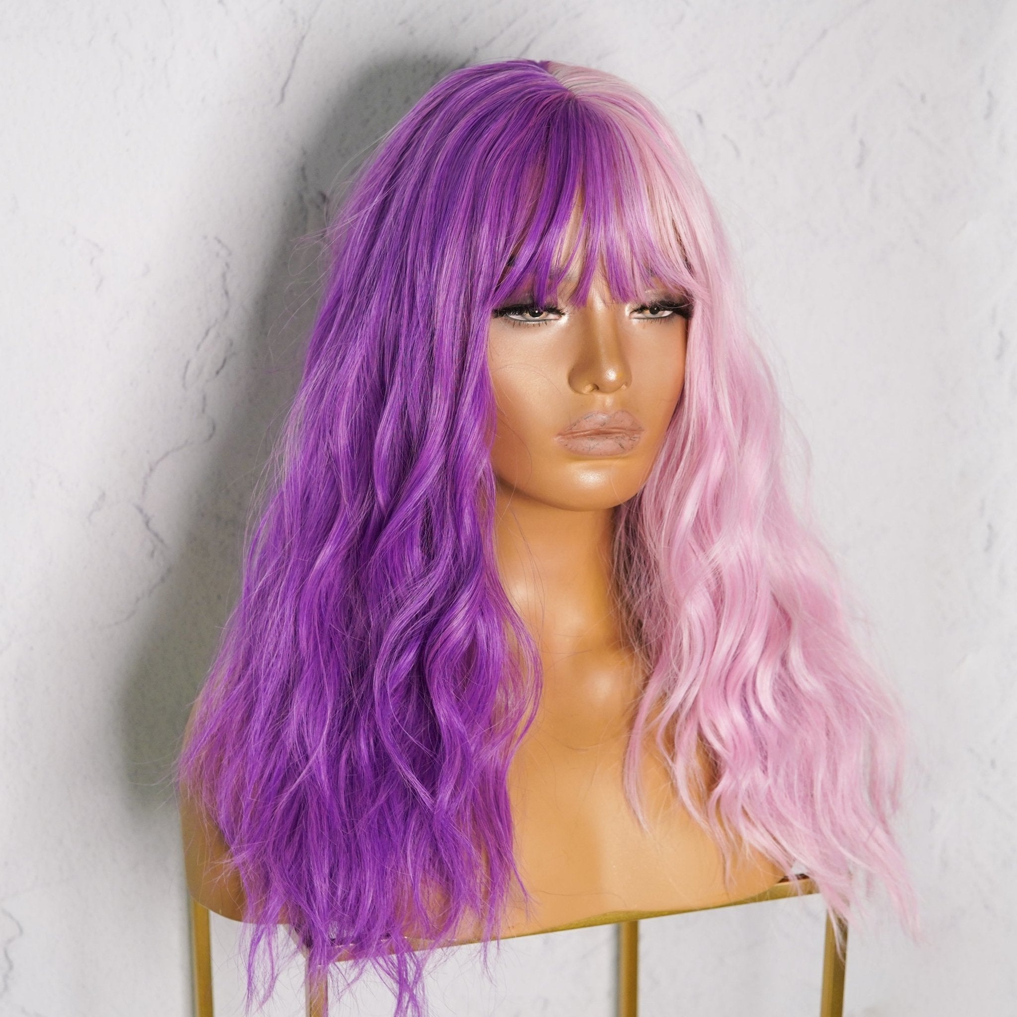 LOVE STRUCK Pink Fringe Wig - Milk &amp; Honey Wigs
