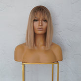 LUCIANA Ombre Blonde Fringe Wig - Milk & Honey Wigs