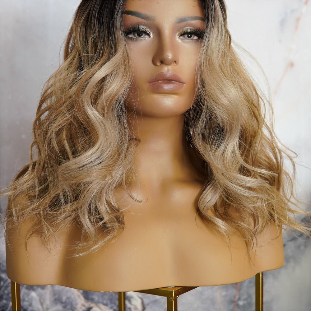 LUCY Caramel 16" Lace Front Wig - Milk & Honey