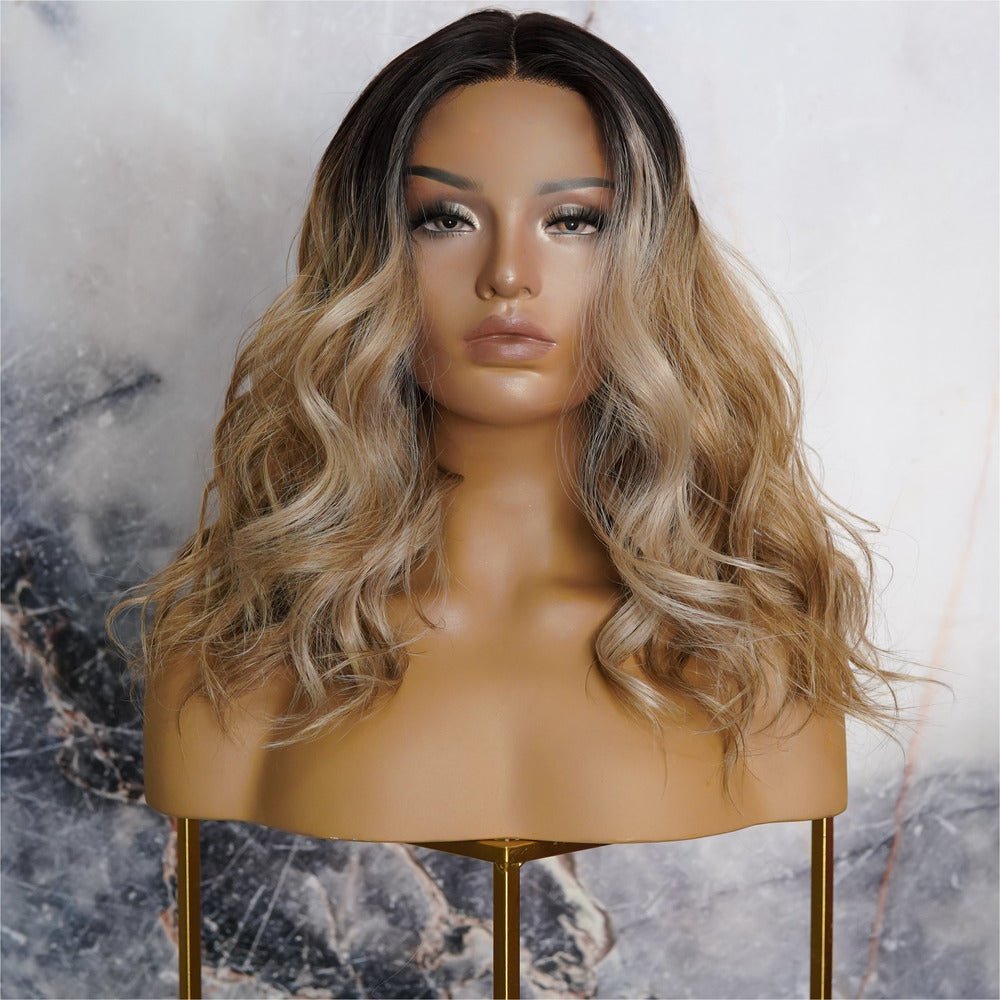 LUCY Caramel 16" Lace Front Wig - Milk & Honey