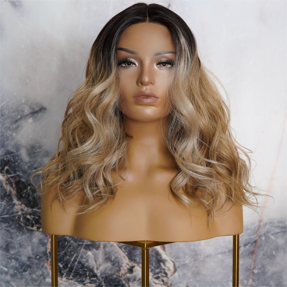 LUCY Caramel 16&quot; Lace Front Wig - Milk &amp; Honey Wigs