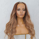 LUKA Ombre Brown Human Hair U Part Wig - Milk & Honey Wigs