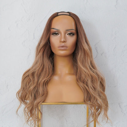 LUKA ombre brown human hair u-part wig | Milk &amp; Honey Wigs