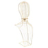 LUXE Metal Wig Stand - Gold - Milk & Honey Wigs