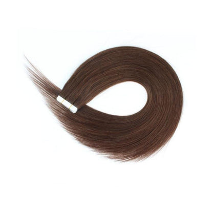 chocolate shade 5 tape-in human hair extensions | Milk &amp; Honey Wigs