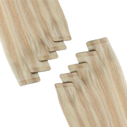 mixed honey tape-in human hair extensions, 100g | Milk &amp; Honey Wigs