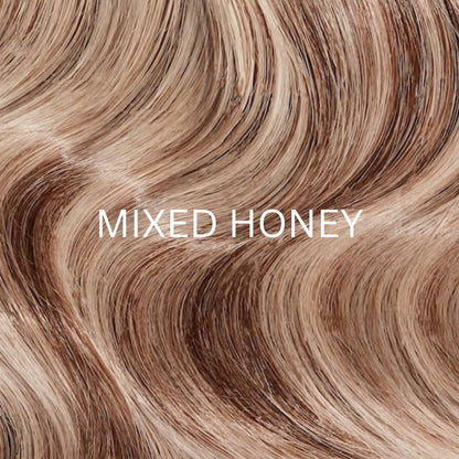 mixed honey tape-in human hair extensions, 100g | Milk &amp; Honey Wigs