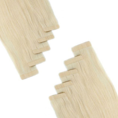 pearl shade 613 tape-in human hair extensions | Milk &amp; Honey Wigs