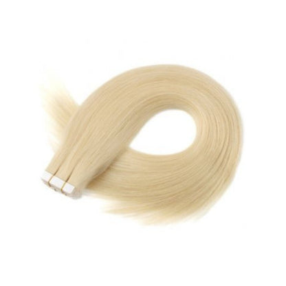 pearl shade 613 tape-in human hair extensions | Milk &amp; Honey Wigs