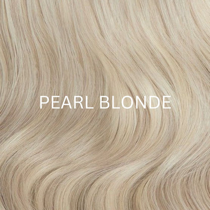 pearl shade 613 tape-in human hair extensions | Milk &amp; Honey Wigs