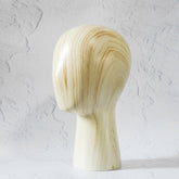 Luxe Wood Finish Wig Stand - Milk & Honey Wigs