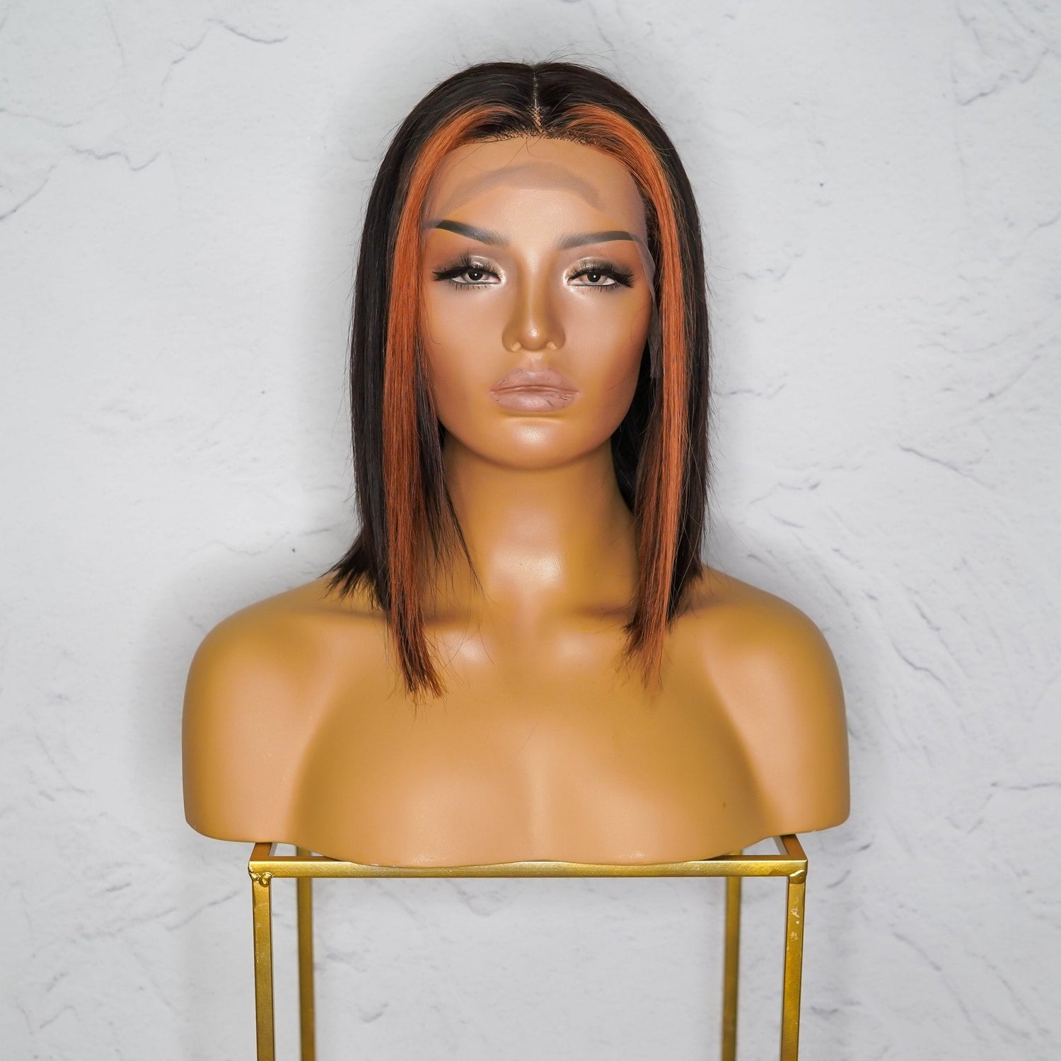 MADDIE Black Human Hair Lace Front Wig - Milk &amp; Honey Wigs