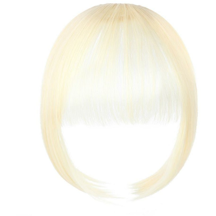 MALIAH Synthetic Clip On Fringe - Milk & Honey