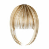 MALIAH Synthetic Clip On Fringe - Milk & Honey