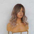 MARLEY Ash Brown Ombre Fringe Wig - Milk & Honey Wigs