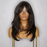 MATILDA Ash Black Fringe Wig - Milk & Honey Wigs