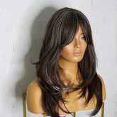 MATILDA Ash Black Fringe Wig - Milk & Honey Wigs