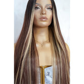 MEGAN MOCHA 30" Lace Front Wig - Milk & Honey Wigs