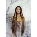 MEGAN MOCHA 30" Lace Front Wig - Milk & Honey