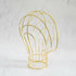 Metal Wig Stand - Gold - Milk & Honey Wigs