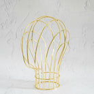 Metal Wig Stand - Gold - Milk & Honey Wigs