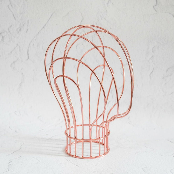 Metal Wig Stand - Rose Gold - Milk & Honey