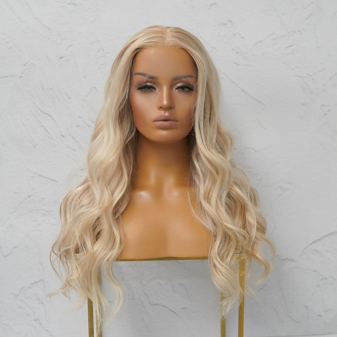 MIAMI Blonde Human Hair Lace Front Wig - Milk &amp; Honey Wigs