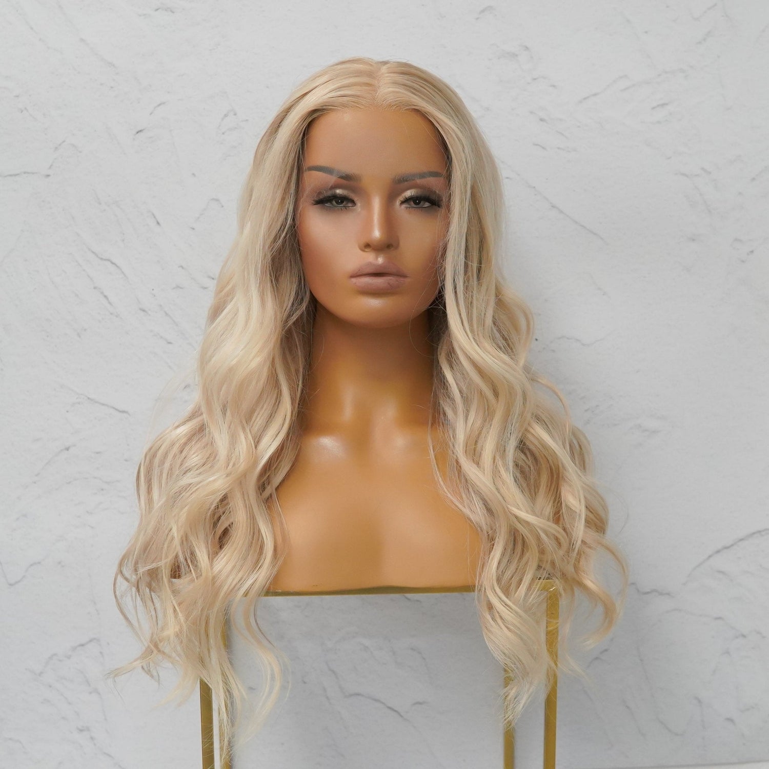 MIAMI Blonde Human Hair Lace Front Wig - Milk &amp; Honey Wigs