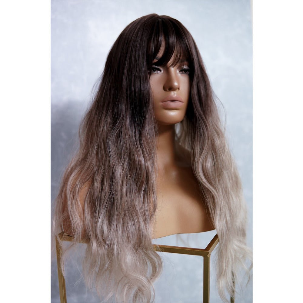 MILLY Brown Ombre Fringe Wig - Milk & Honey Wigs