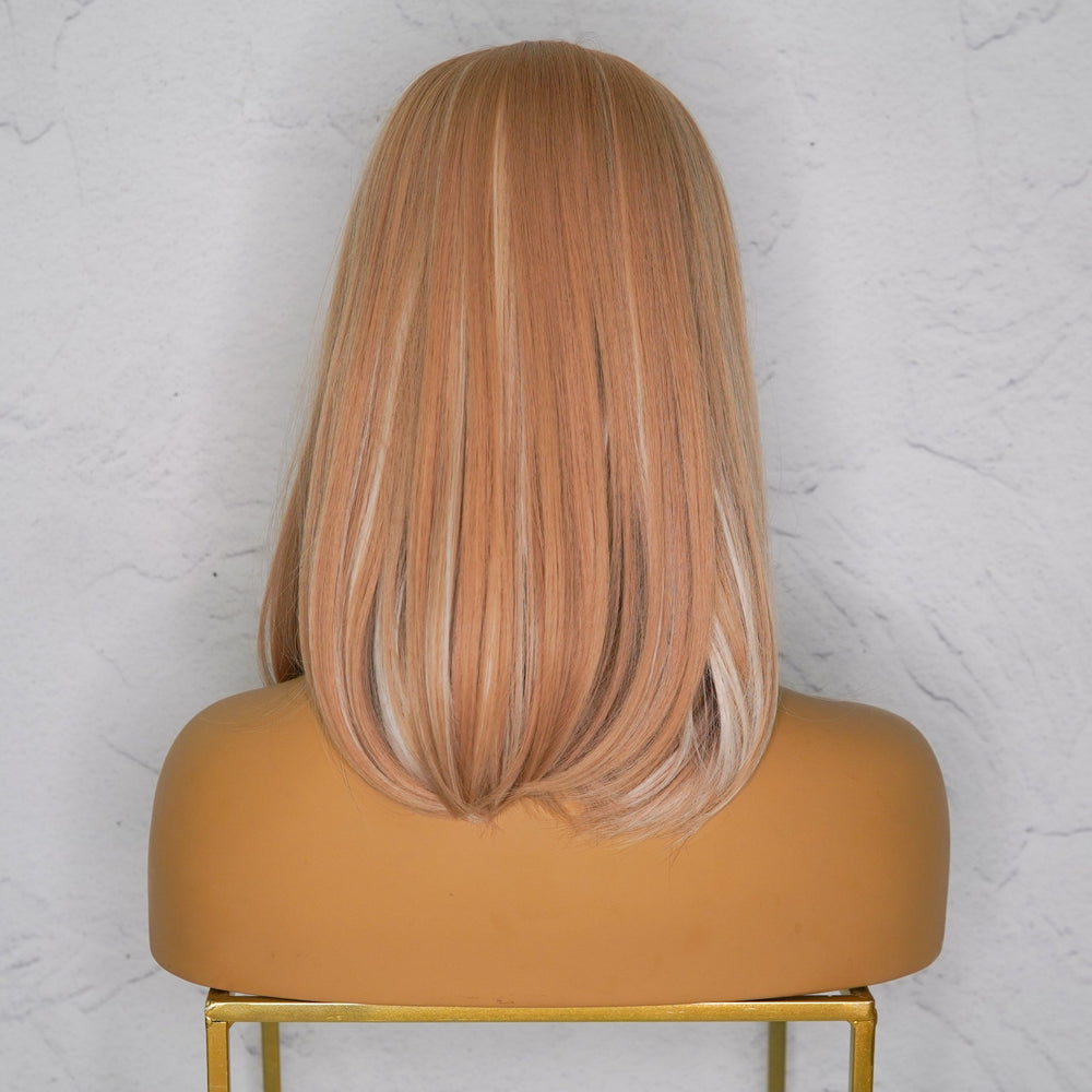 MIMI Strawberry Blonde Fringe Wig - Milk & Honey