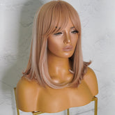 MIMI Strawberry Blonde Fringe Wig - Milk & Honey Wigs